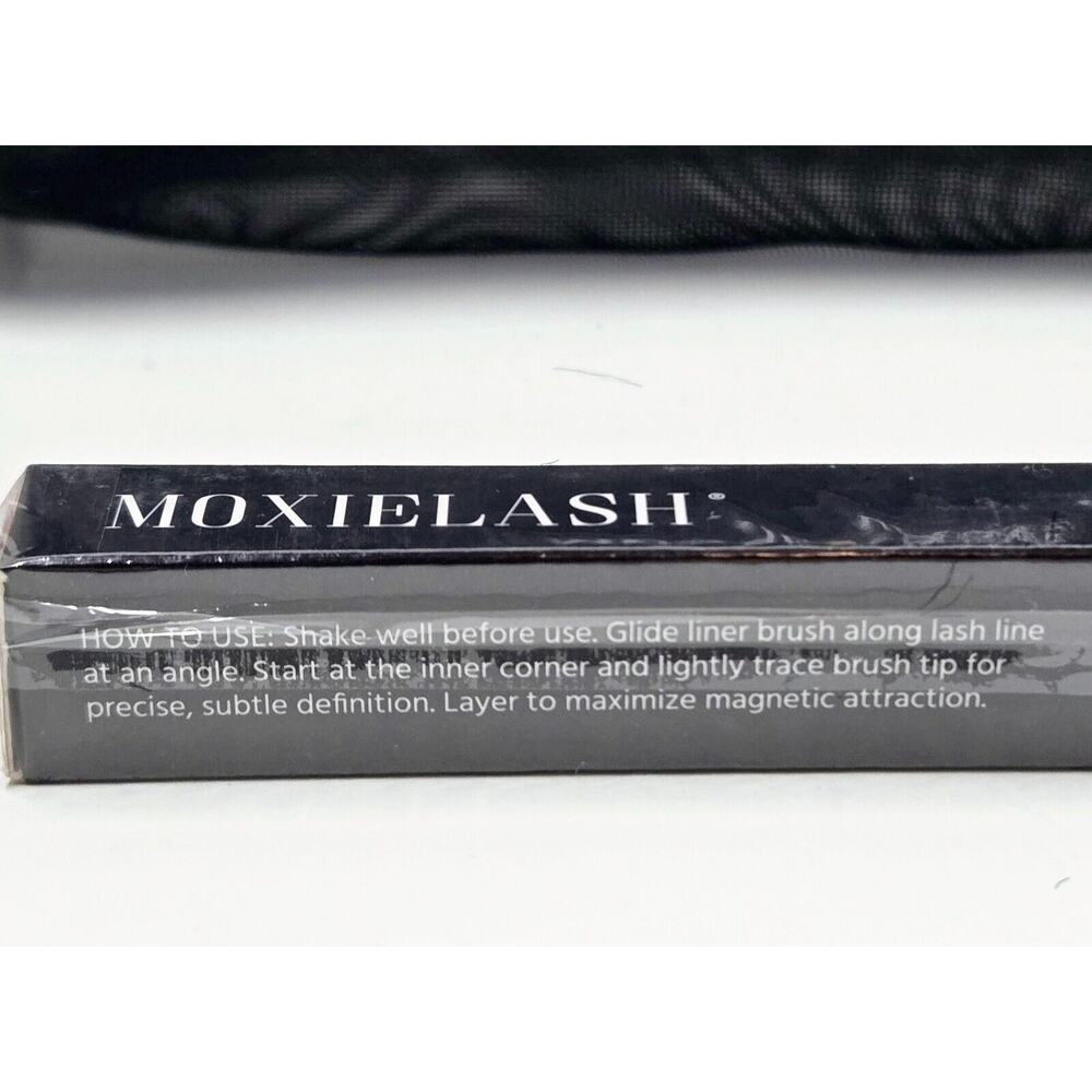 MoxieLash Sassy Lash Magnetic Eyeliner Set Womens OS Black New Mink Lashes Bag - Picture 7 of 7